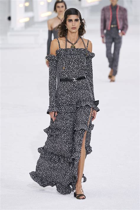 chanel 2021 clothes|Chanel spring 2021 dresses.